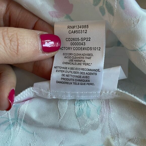 For Love & Lemons Lexy Maxi Dress White Floral Size S - Picture 8 of 14